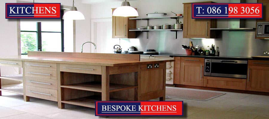 Bespoke kitchens designed and created by Mallow Joinery