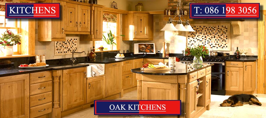 Oak Kitchens and Oak Fitted Kitchens designed and created by Mallow Joinery