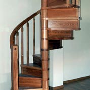 Timber Spiral Stairs in Ireland