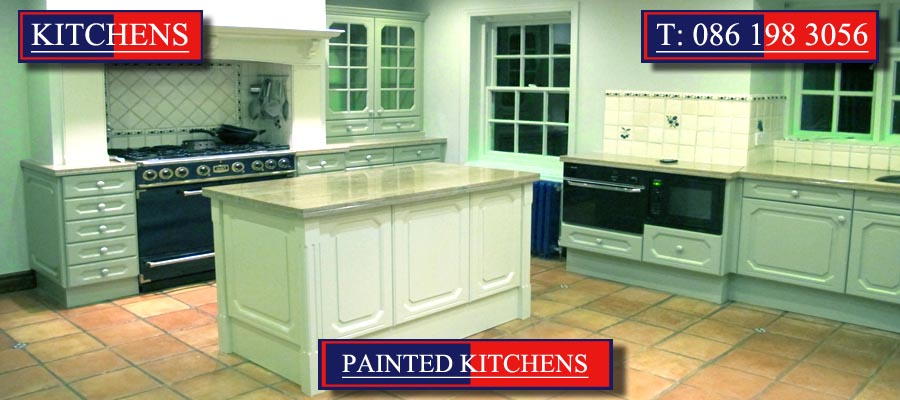 Painted Kitchens and Painted Kitchen Cabinets designed and created by Mallow Joinery