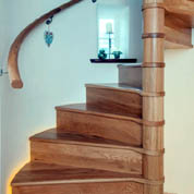 Spiral Hardwood Stairs throughout Ireland