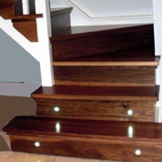 Walnut Staircase in Ireland