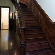 Medium Walnut Stairs throughout Ireland